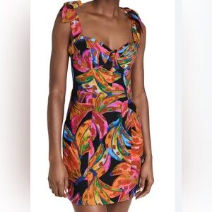Like New FARM Rio Multicolor Tropical Dress Sz S